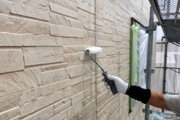 外壁塗装の施工写真2